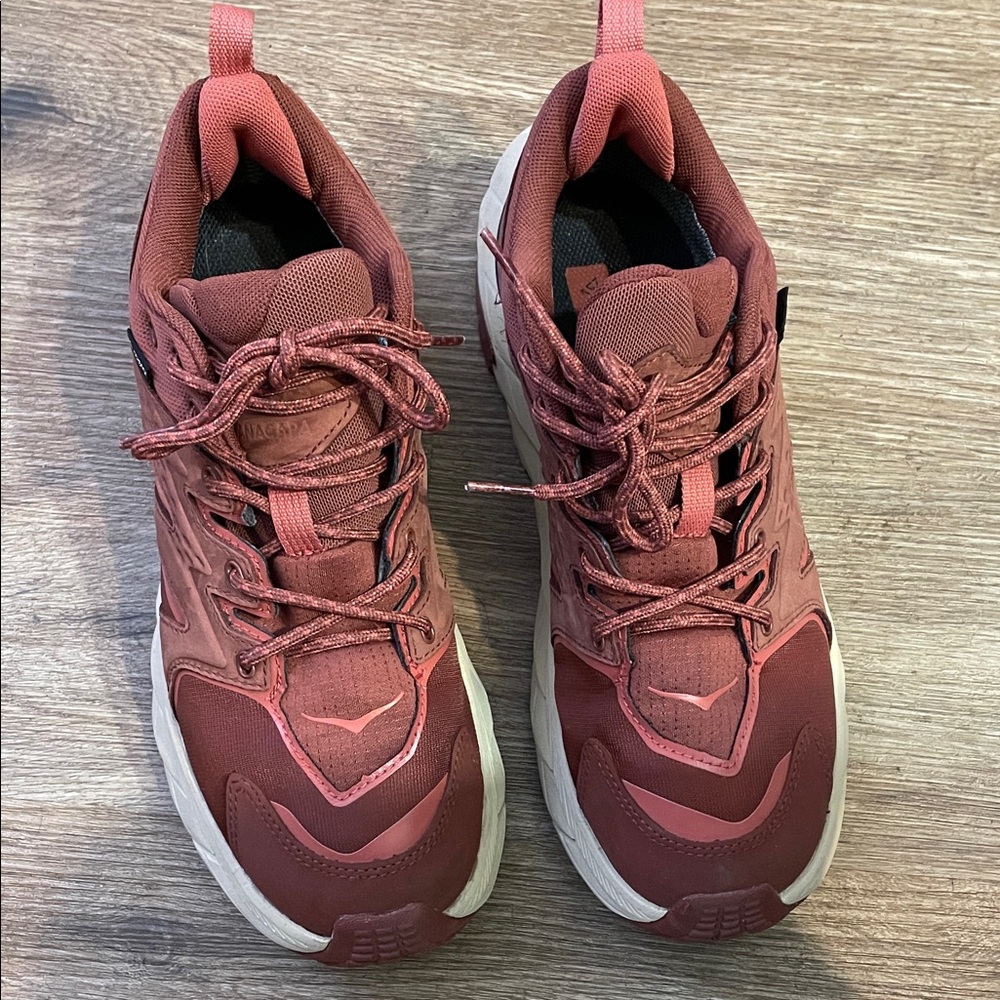 Hoka One One Gore-Tex Brown Trail Running Shoes size - 8B